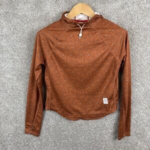 Topo Designs River Hoodie Burnt Orange Women's Size XS XSmall